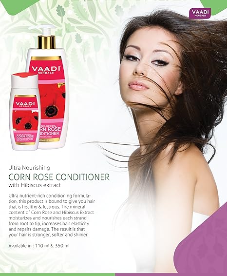 Vaadi Herbals Corn Rose Conditioner With Hibiscus Extract - 110 ml