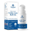 Moolveda 5% AHA BHA Underarm Roll On 60ml - Odour Control & Pigmentation Removal for Men Women | Lactic Mandelic Salicylic Acid | Orchid Breeze
