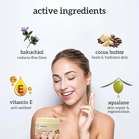 Inatur Stretch Marks Cocoa Body Butter - 200 gms