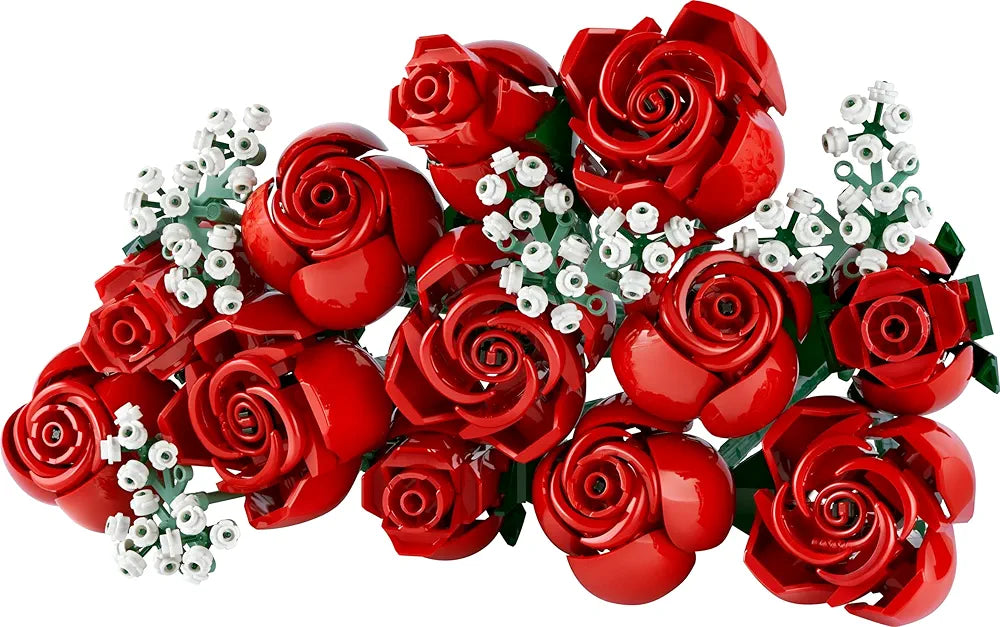 Lego Botanicals Bouquet Fantasy Building Set of Roses Home Decor Flower Gift for Adults 10328, 822 Pcs