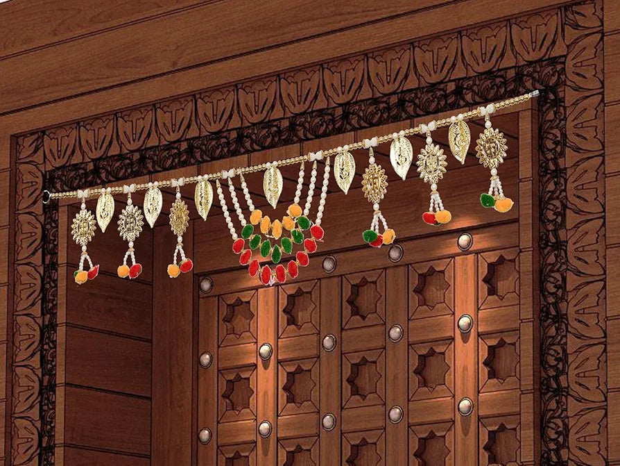 CraftVatika Door Hanging Toran Ganesha Swastik Design Toran Multicolour