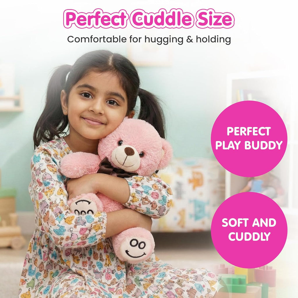 Kidology Cute Huggable Teddy Bear Soft Toy Ultra-Soft