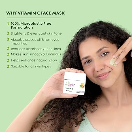 La Pink Vitamin C Face Mask - 100 gms