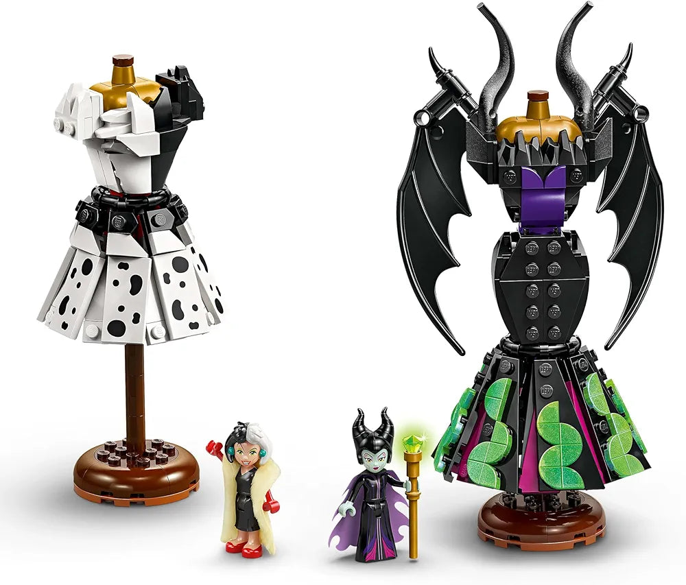 Lego Disney Villains Maleficent’s and Cruella De Vil’s Dresses 43262 Building Blocks Toys for 9+ Gift for Boys and Girls