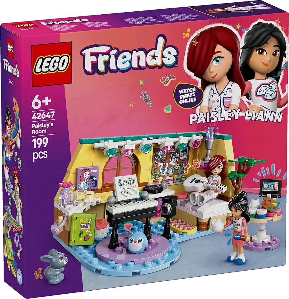 Lego Friends Paisley’s Room Pretend Play Bedroom Playset 42647 Building Blocks Toys for 6+ Gift for Boys and Girls