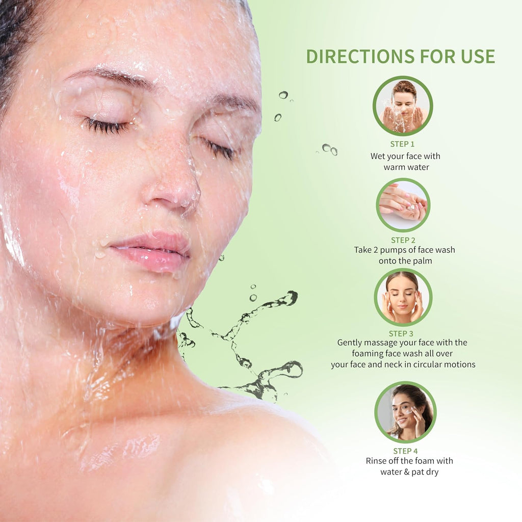 Ayouthveda Deep Clean Foaming Face Wash for Men & Women | Helps Reduce Pigmentation & Dark Spots | Gently Purifies Pores & Brightens Skin | With Indian Madder, Garcinia & Pomegranate | 100ml (Pack of 1)