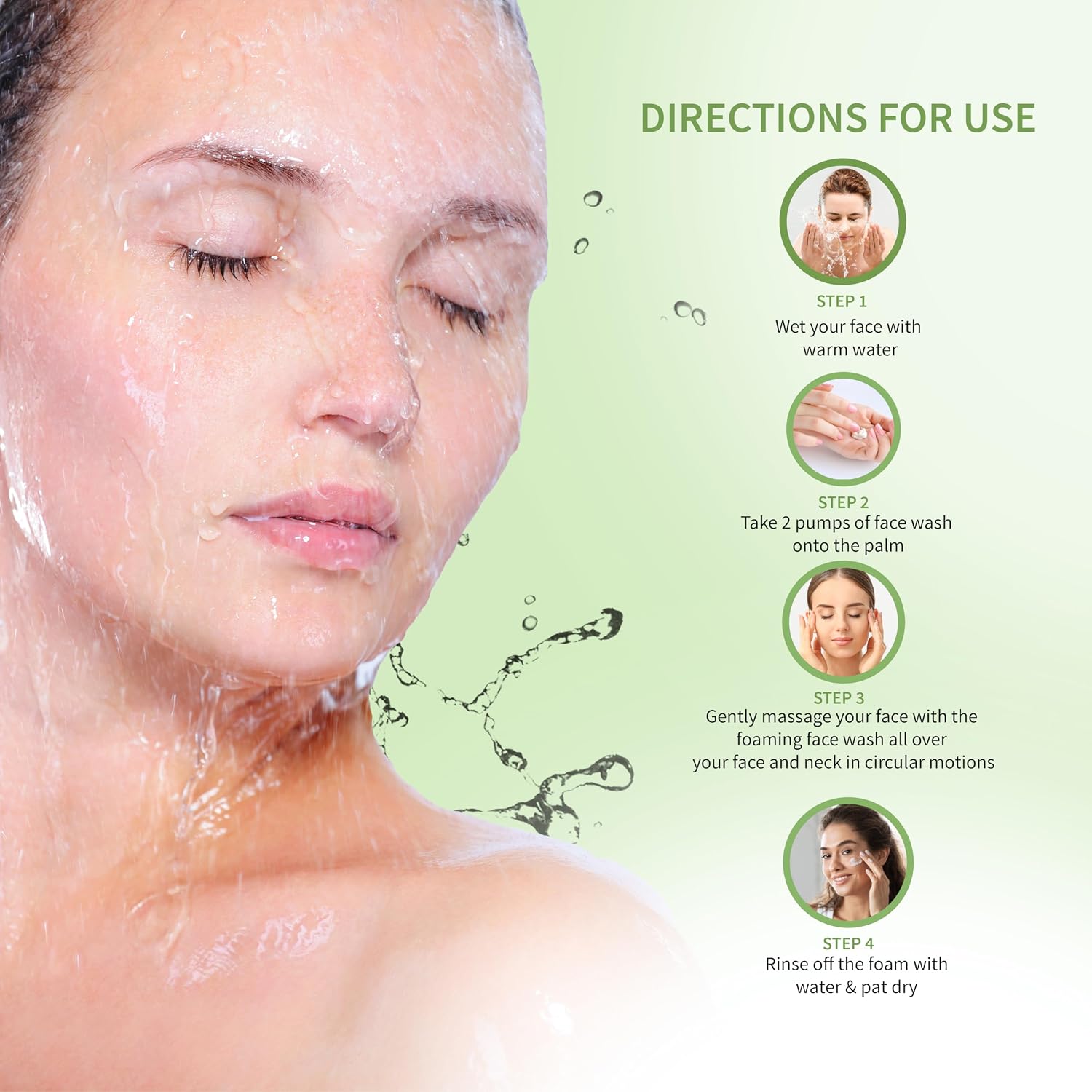 Ayouthveda Deep Clean Foaming Face Wash for Men & Women | Helps Reduce Pigmentation & Dark Spots | Gently Purifies Pores & Brightens Skin | With Indian Madder, Garcinia & Pomegranate | 100ml (Pack of 1)