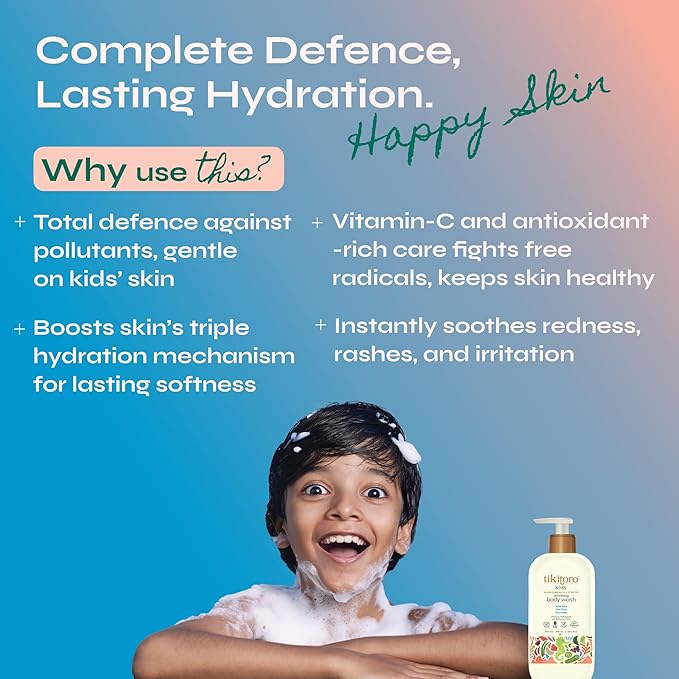 Tikitoro Kids Refreshing Body Wash Age 4+ years - 300 ml