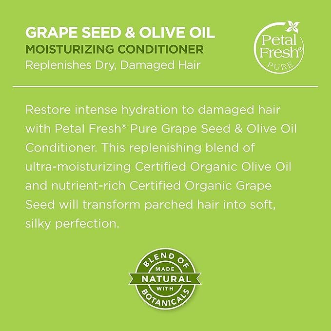 Petal Fresh Pure Moisturizing Grapeseed & Olive Oil Conditioner - 355 ml