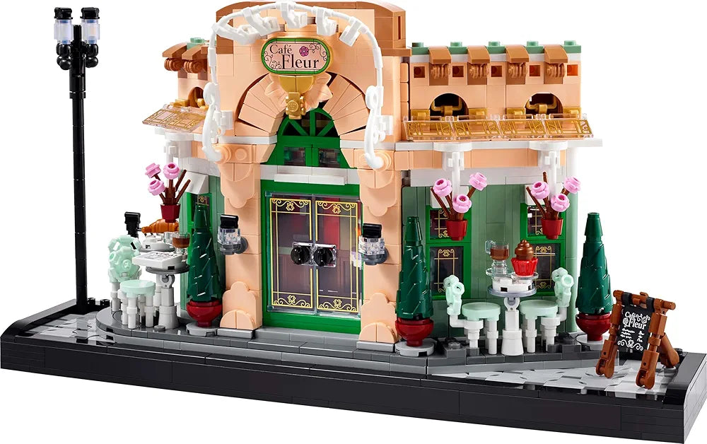 Lego Icons French Café Paris Bookshelf Decor 10362 Building Blocks for 18+ Gift