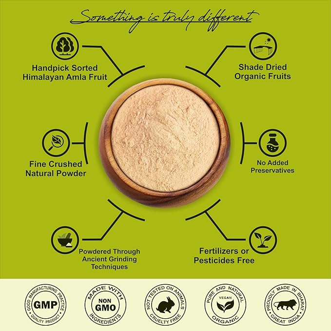 Iyush Herbal Ayurveda Wild Himalayan Amla Powder - 900 gms