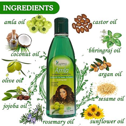 Kazima Amla Herbal Hair Oil - 100 ml (Pack of 2)