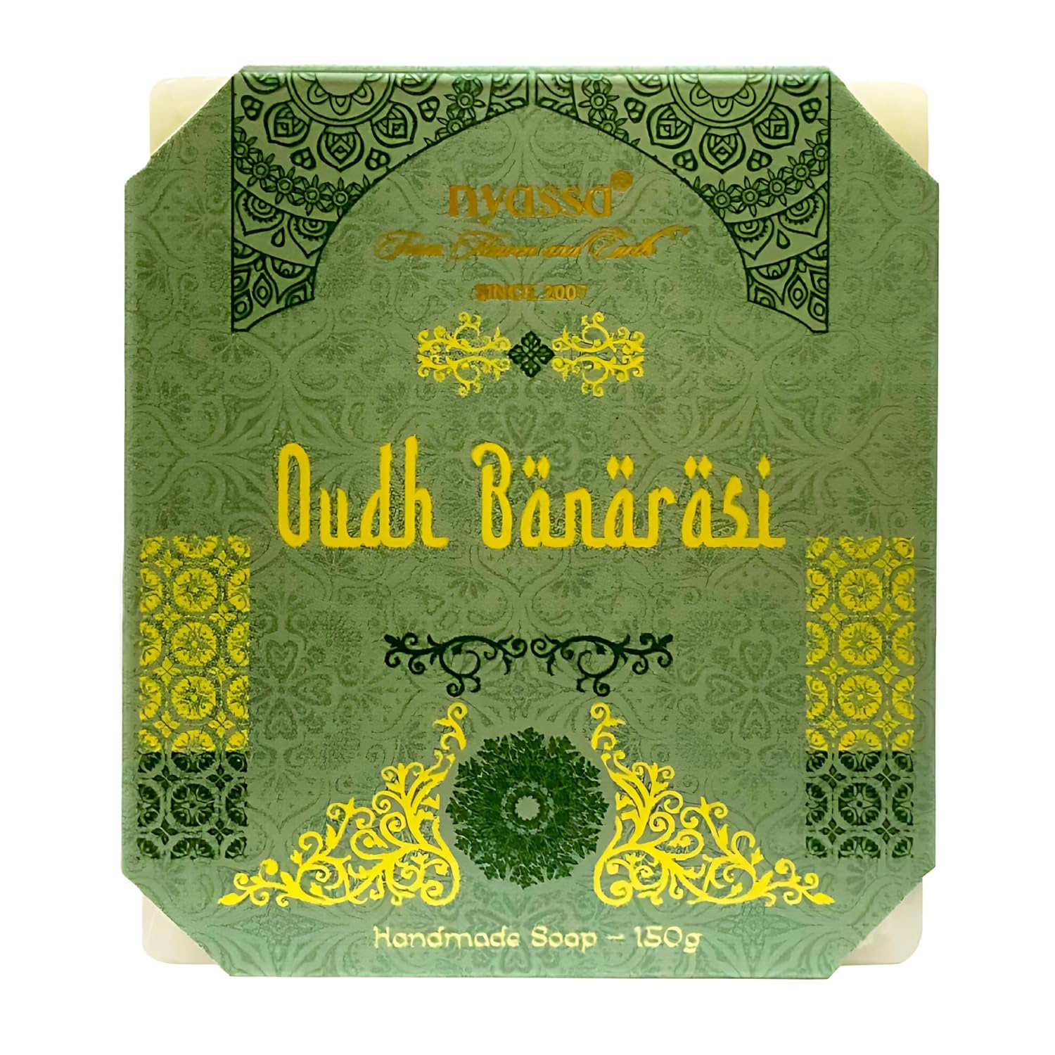 Nyassa Luxurious Oudh Banarasi Handmade Natural Bathing Soap - 150 gms