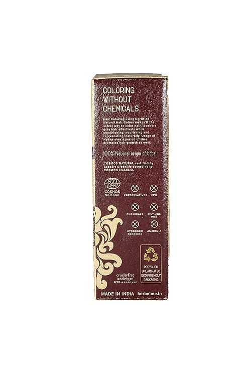 Herbal Me Burgundy Natural Hair Color - 200 gms
