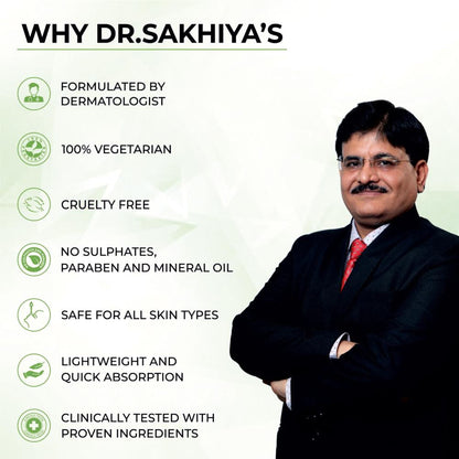 Dr.Sakhiya 2% Salicylic Acid Serum Anti-Acne Treatment for Pimples & Clogged Pores