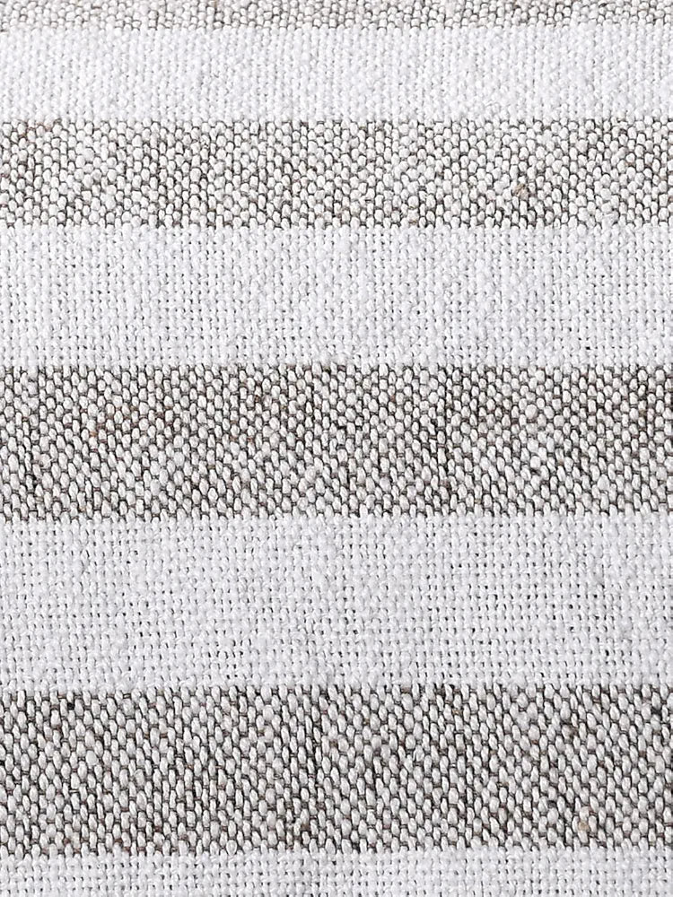 Sashaa World Striped Throw Bedcover Colour Grey/White