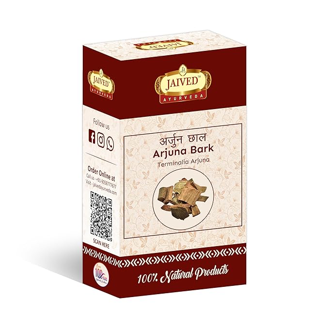 Jaived Ayurveda Arjuna Bark | Terminalia Arjuna - 200 Gms