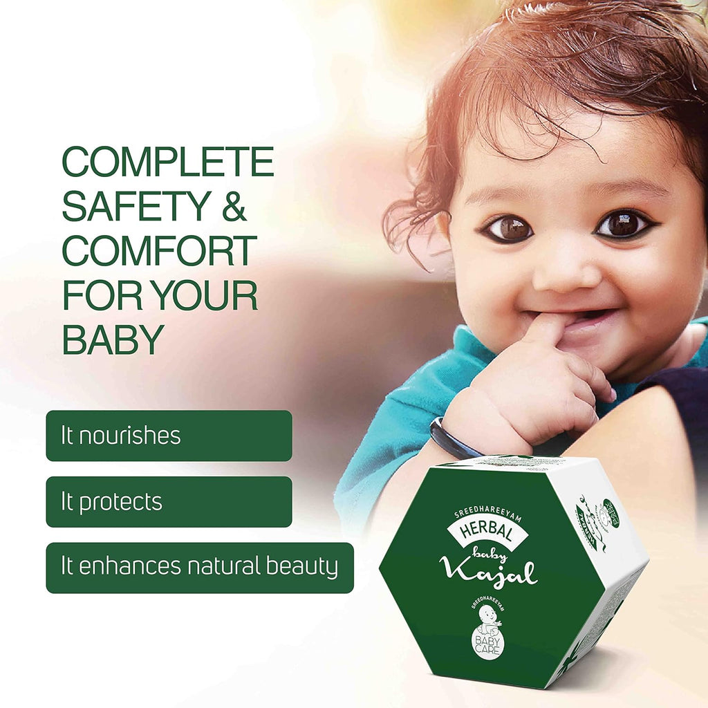 Sreedhareeyam Ayurveda Herbal Baby Kajal - 3 gms