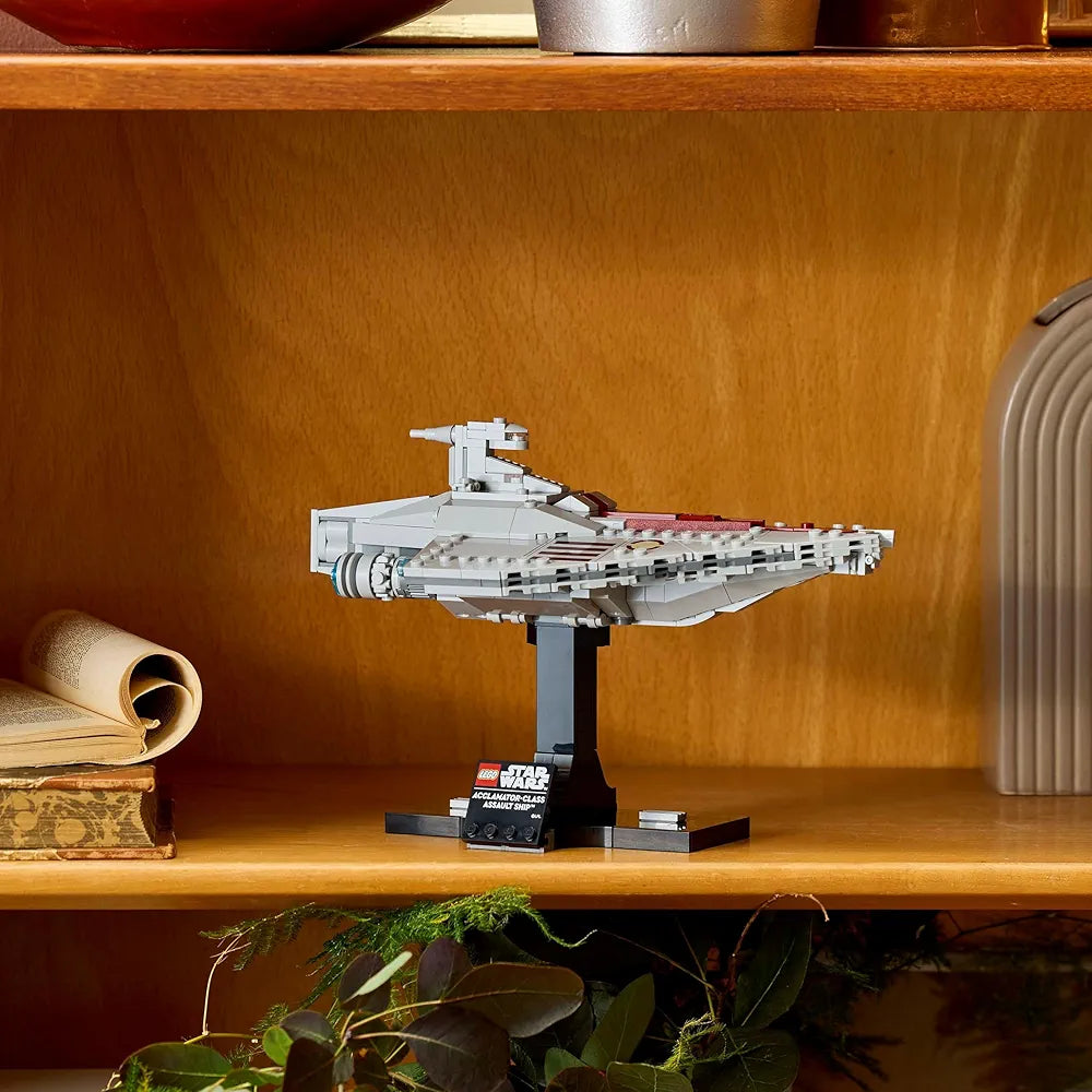 Lego Star Wars Acclamator-Class Assault Ship, Buildable Starship Model 75404 Building Blocks for 18+ Gift