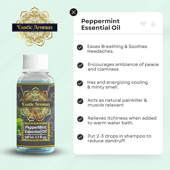 Exotic Aromas Essential Oil Peppermint - 100 ml