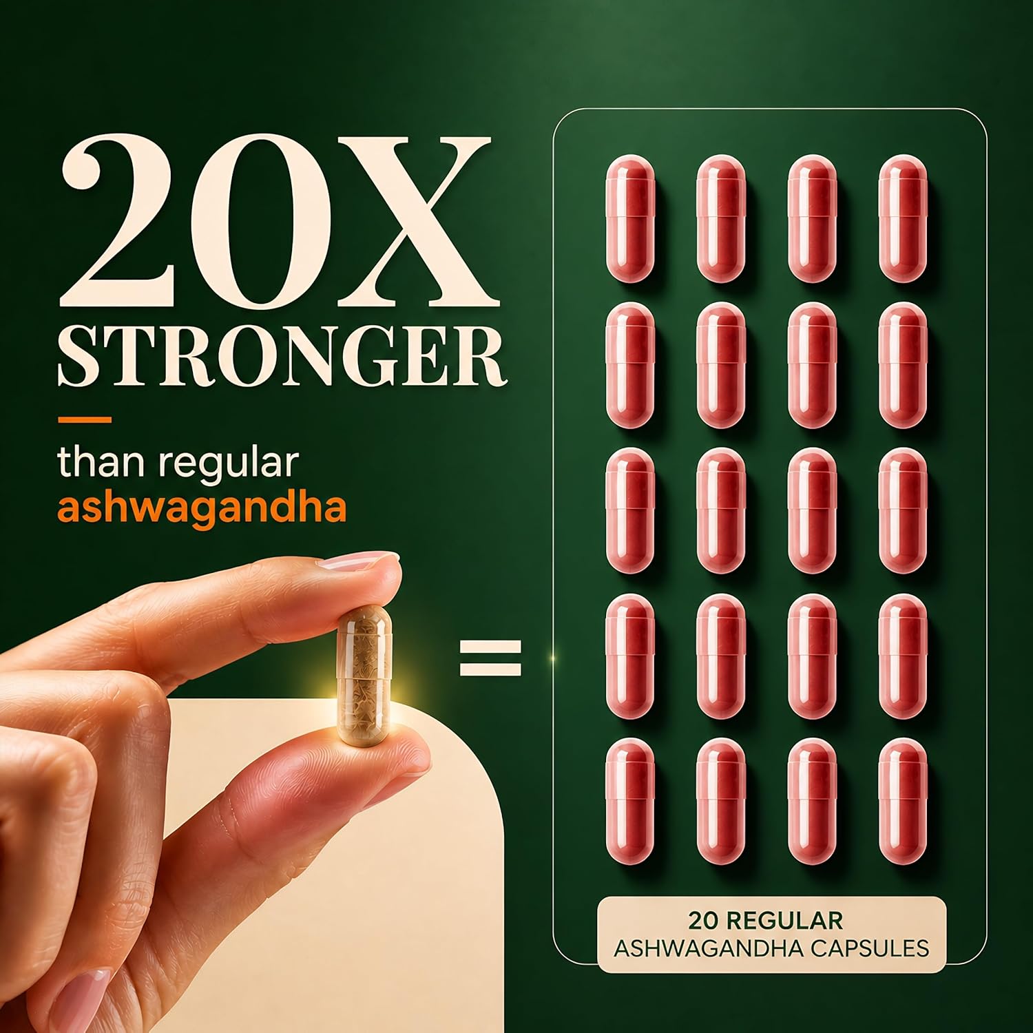 Nutrabud Ashwagandha KSM66 500mg - 30 Capsules - KSM 66 Ashwagandha Tablets for Men & Women - 5% Withanolides for Stress Relief, Energy & Recovery Support (30 Count (Pack of 1), Unflavoured)