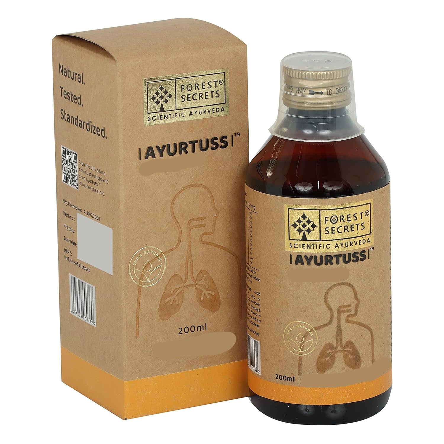 Forest Secrets Ayurtuss Cough Syrup - 200 ml