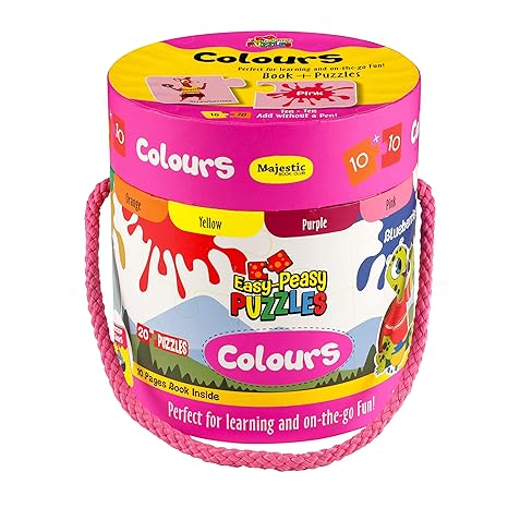 The Book Tree Colours Puzzle Box for Kids I Educational Toy for Kids Age 2+ I 20 Big Jigsaw Puzzle Pieces