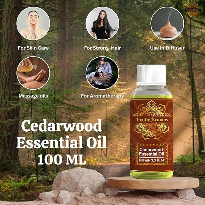 Exotic Aromas Cedarwood Essential Oil - 100 ml