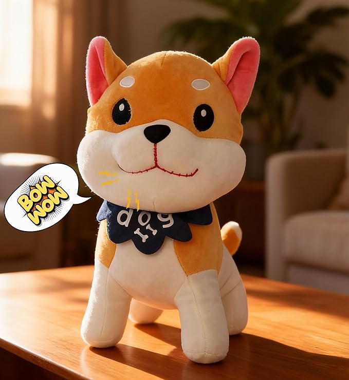 Tickles Dog Soft Stuffed Plush Animal Toy for Kids 20 cm
