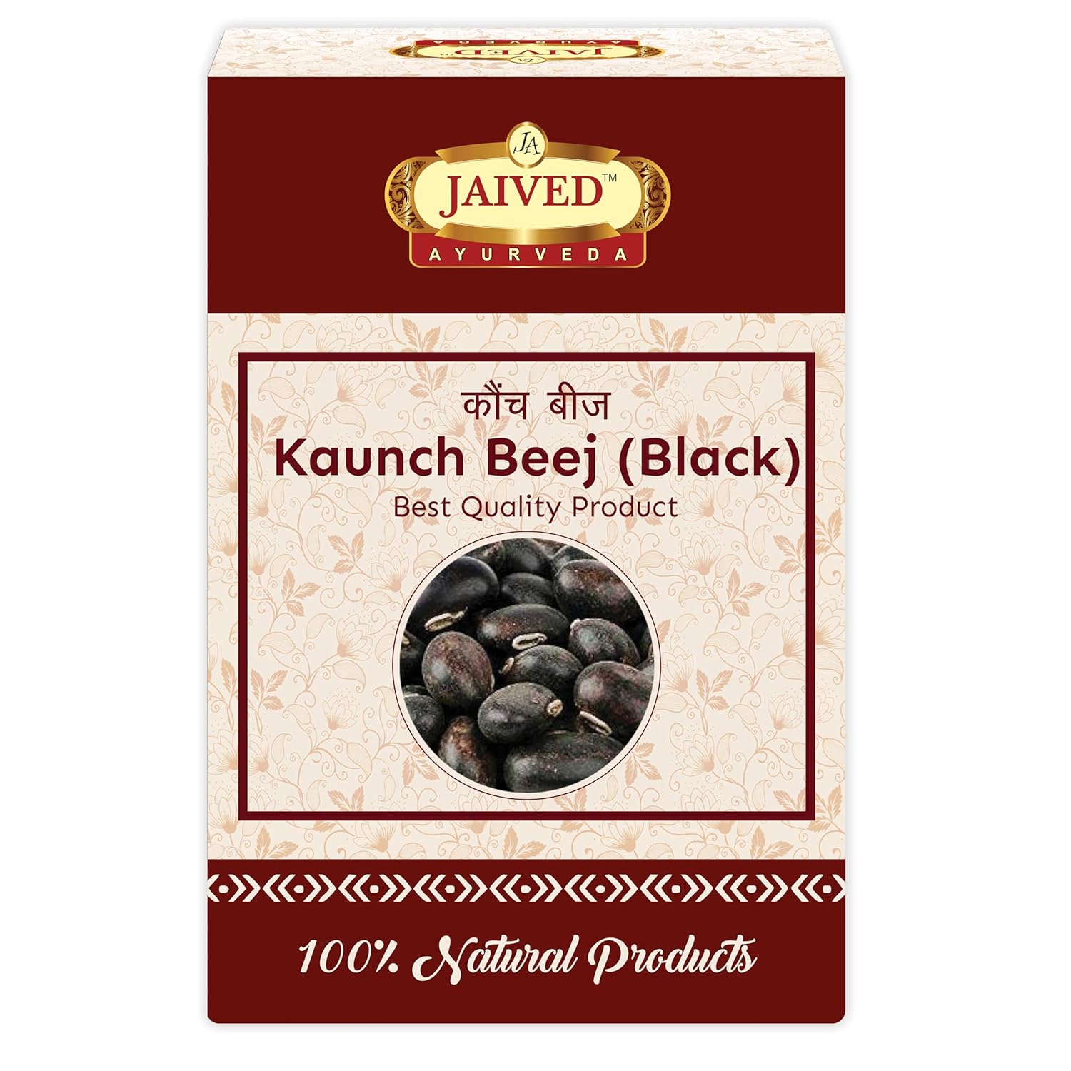 Jaived Ayurveda Kaunch Beej Kale - 200 Grams