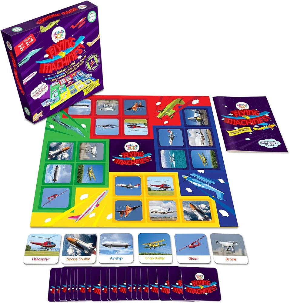 Genius Box Educational Toy for 5+ Year Age: Planes and Rockets DIY, Activity Kit, Learning Kit, Educational Kit, STEM Toy