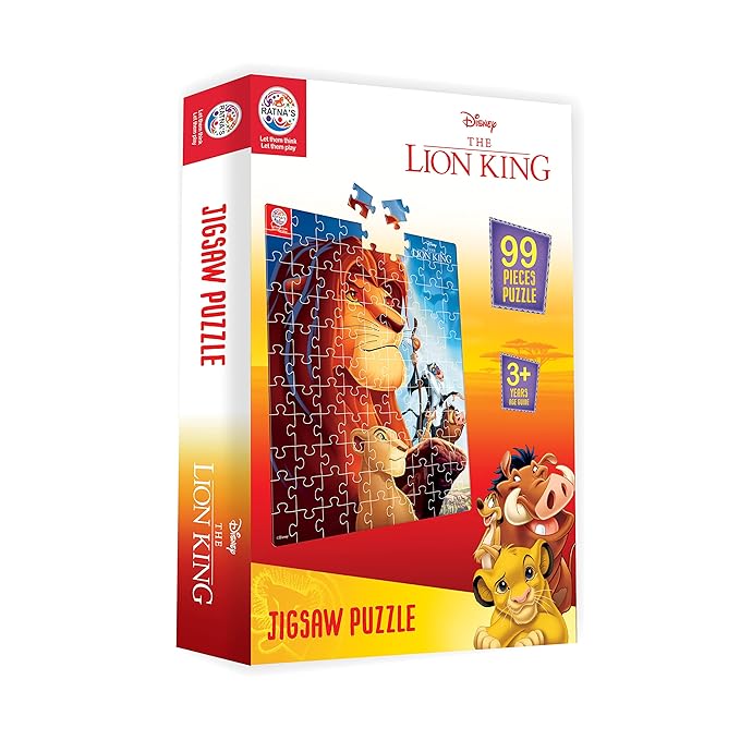 Ratna's 99 Pieces Disney & Marvel Series Jigsaw Puzzle for Kids | Puzzle | Lion King