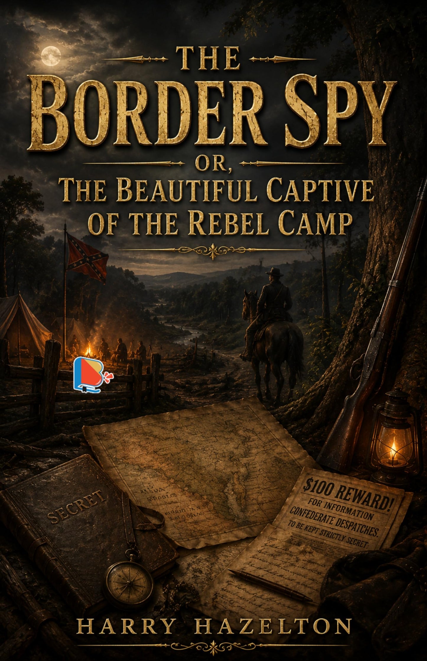 The Border Spy or, The Beautiful Captive of the Rebel Camp - Harry Hazelton