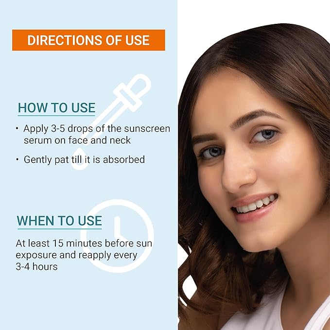Iba Invisible Sunscreen Serum Spf 50 Pa+++ With Hyaluronic Acid & Vitamin C - 30 Ml
