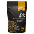 Purevitr Chia Seeds | 200g | Raw Chia Seeds for eating | Protein Rich Superfood | Immunity Booster, High in Calcium, Fiber & Antioxidants | Healthy Snacks | No Preservatives (Pack of 1)