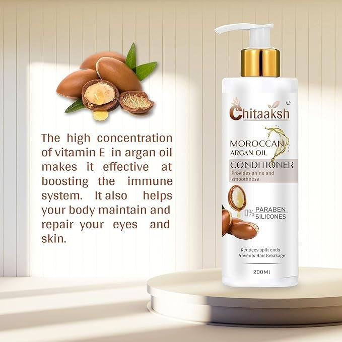 Chitaaksh Moroccan Argan Conditioner - 200 ml