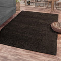 Ishro Home Premium Fuzzy Shag Carpet For Hall Rugs For Living Room Carpets For Living Room Colour Classic Brown 3x5 Fts