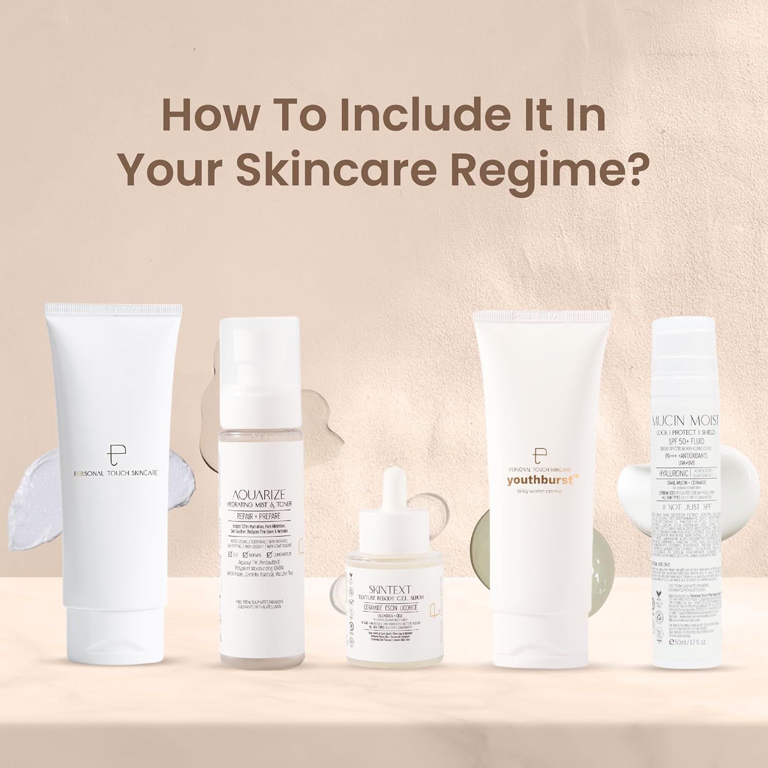 Personal Touch Skintext Texture Reboot C.E.L Serum | Skin Barrier Repair Serum for Strengthening & Volume Restoration | Ceramide, Escin & Licorice | Hydrating & Smoothing Face Serum | 30 ml