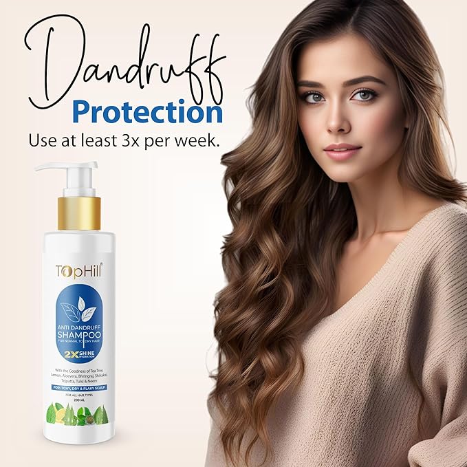 TopHill Anti Dandruff Shampoo - 200 ml