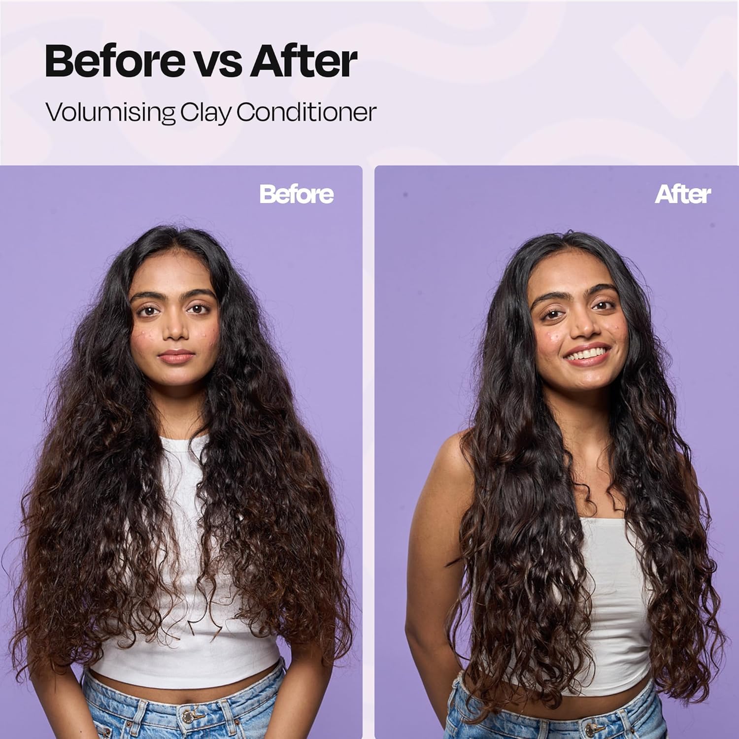 MANETAIN Volumising Clay Conditioner 200gm for Curly & Wavy Hair | Oil Control & Detoxifying Formula for Frizzy Hair with Manicouagan Clay & BIOVOLUME™ | Lightweight, CG-Friendly Hair Conditioner
