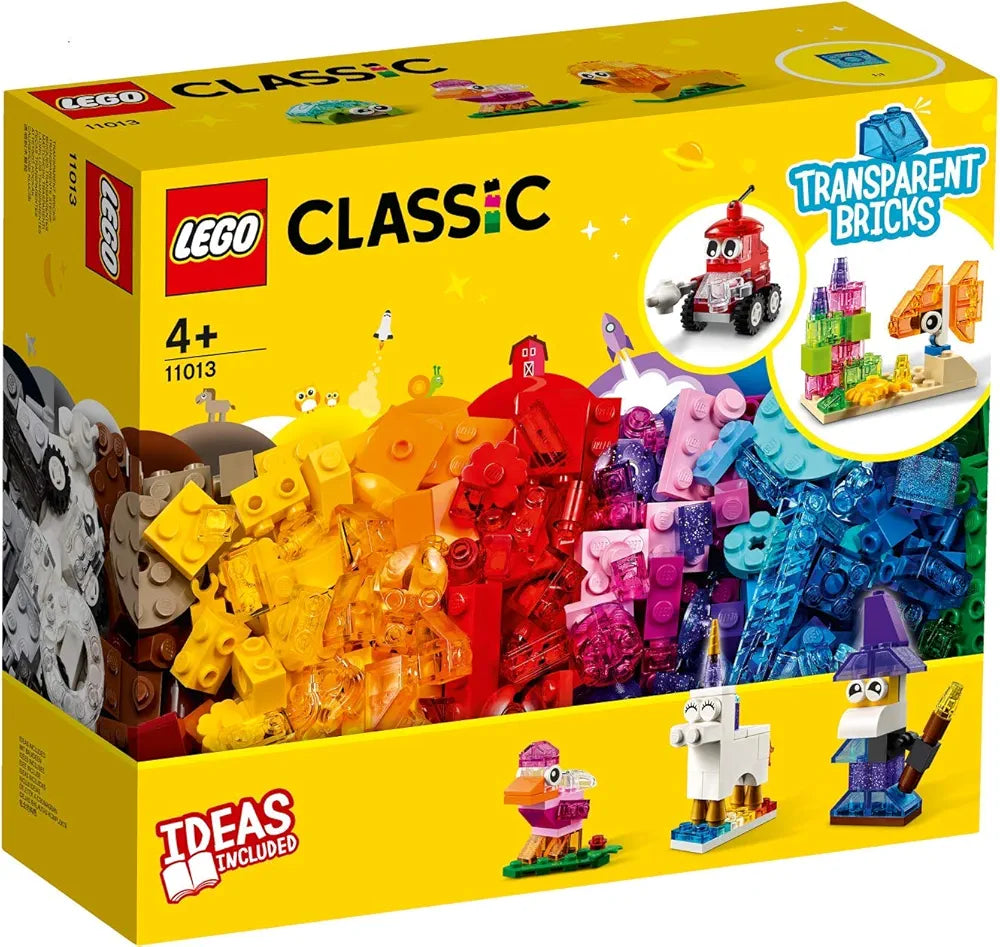 Lego Classic Creative Transparent Bricks 11013 Building Kit with Transparent Bricks; Inspires Imaginative Play