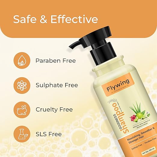 Flywing Goodness Shampoo Natural & Stronger Hair - 300 ml