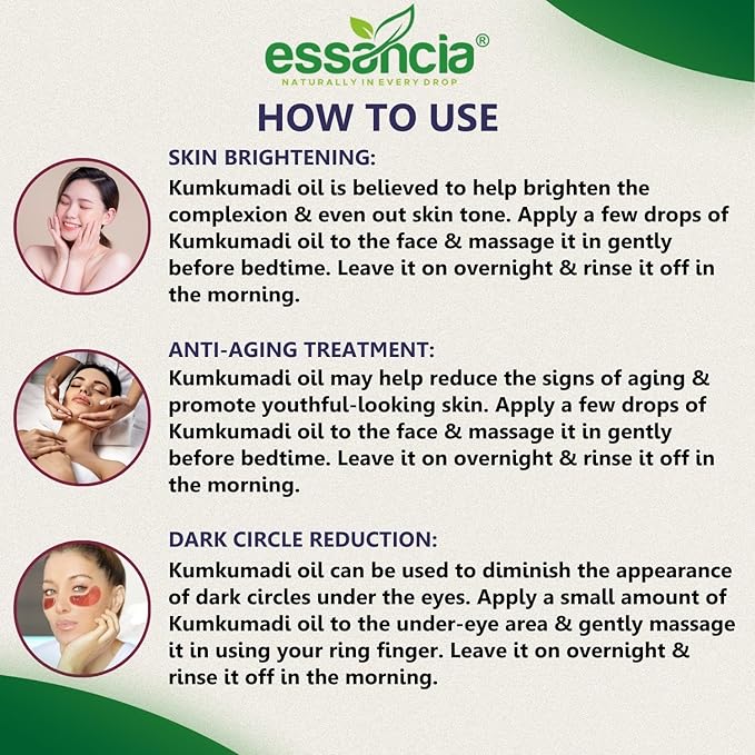 Essancia Naturally in Every Drop Luxurious Kumkumadi Oil - 30 ml