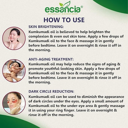 Essancia Naturally in Every Drop Luxurious Kumkumadi Oil - 30 ml