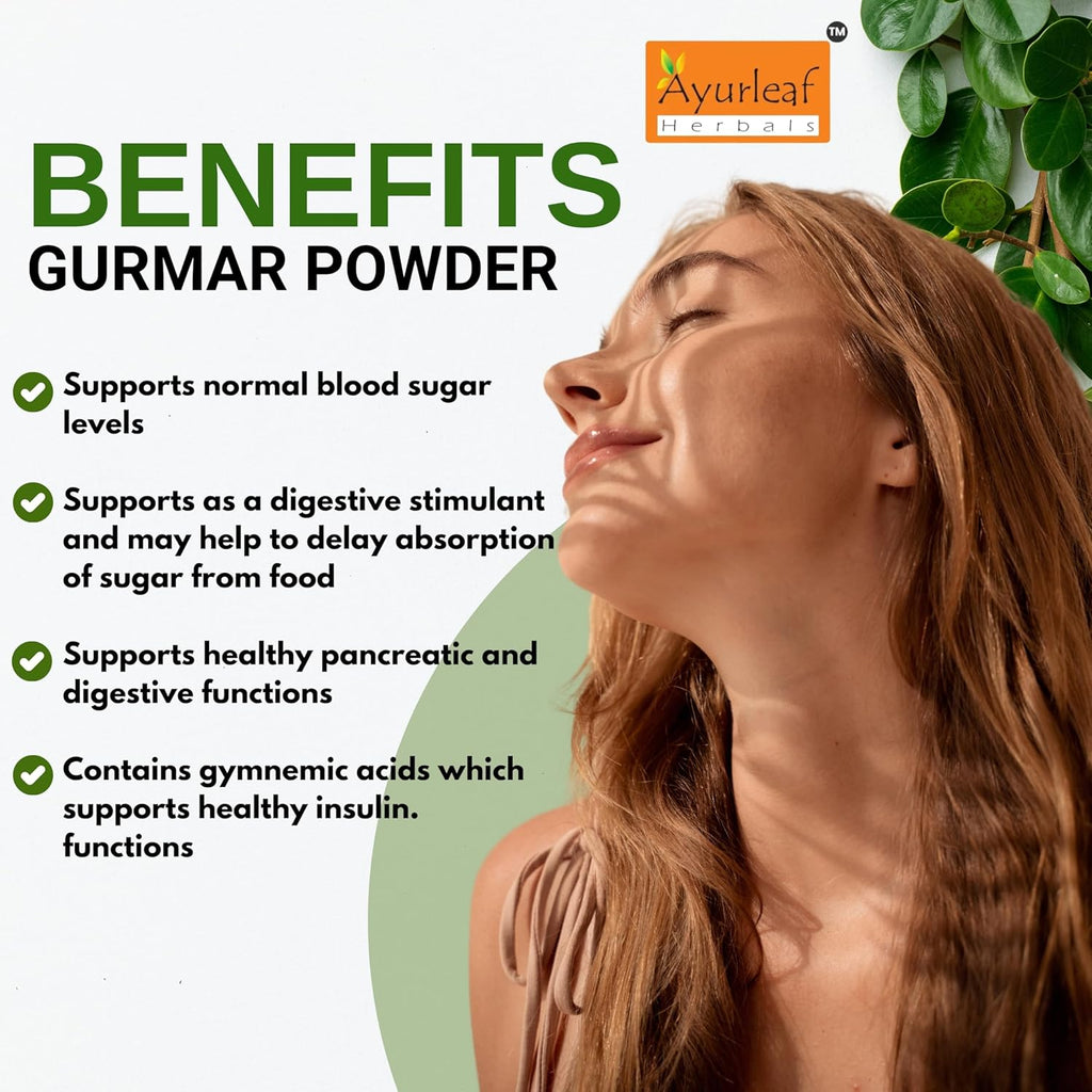 Ayurleaf Herbals Gudmar Powder - 200 Gms