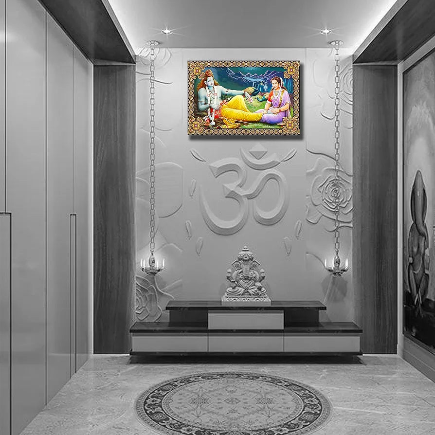 Rangoli MDF Wall Stick Decorative Panel 12x18 Wall Art P-1 Design-29