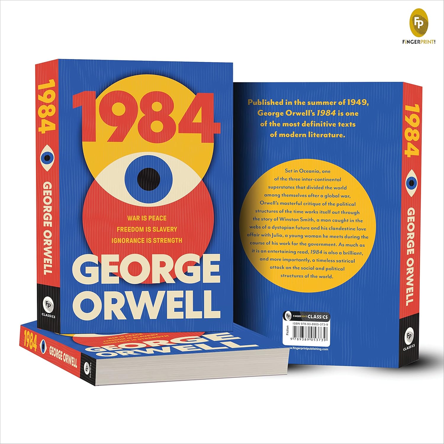 1984 by George Orwell | A Timeless Tale of Surveillance, Power & Rebellion | Classic Literature Bestseller | Must-Read Dystopian Fiction
