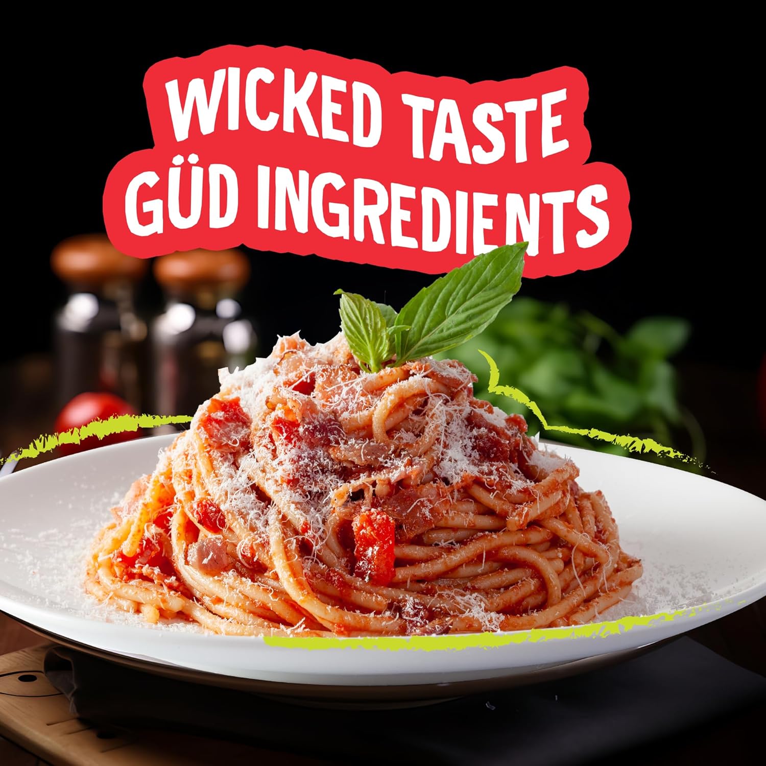 WickedGud Spaghetti Pasta Semolina Wheat 400gm