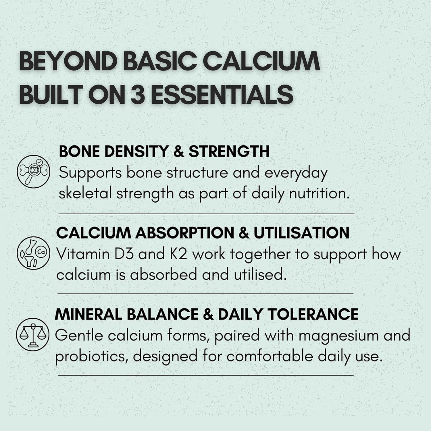 ANUPURAK Calcium and Vitamin D3 Tablets | 15 Actives: Calcium Magnesium Zinc with K2 MK-7 & Probiotics | Gentle on Stomach · High Absorption | Bone Health Supplement | 90 Veg Tablets (45 Days)