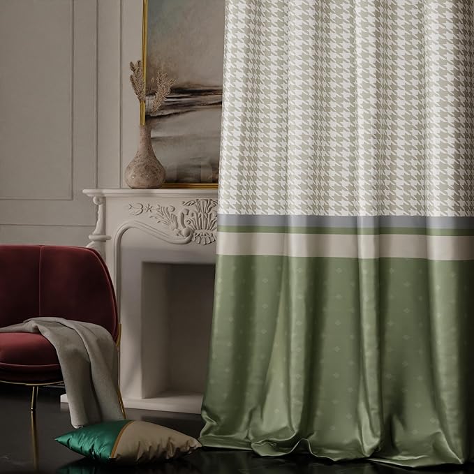 Stoa Paris Curtain for Home Single pc PatternedVelvet Curtain for Door Colour Majestic Meadow